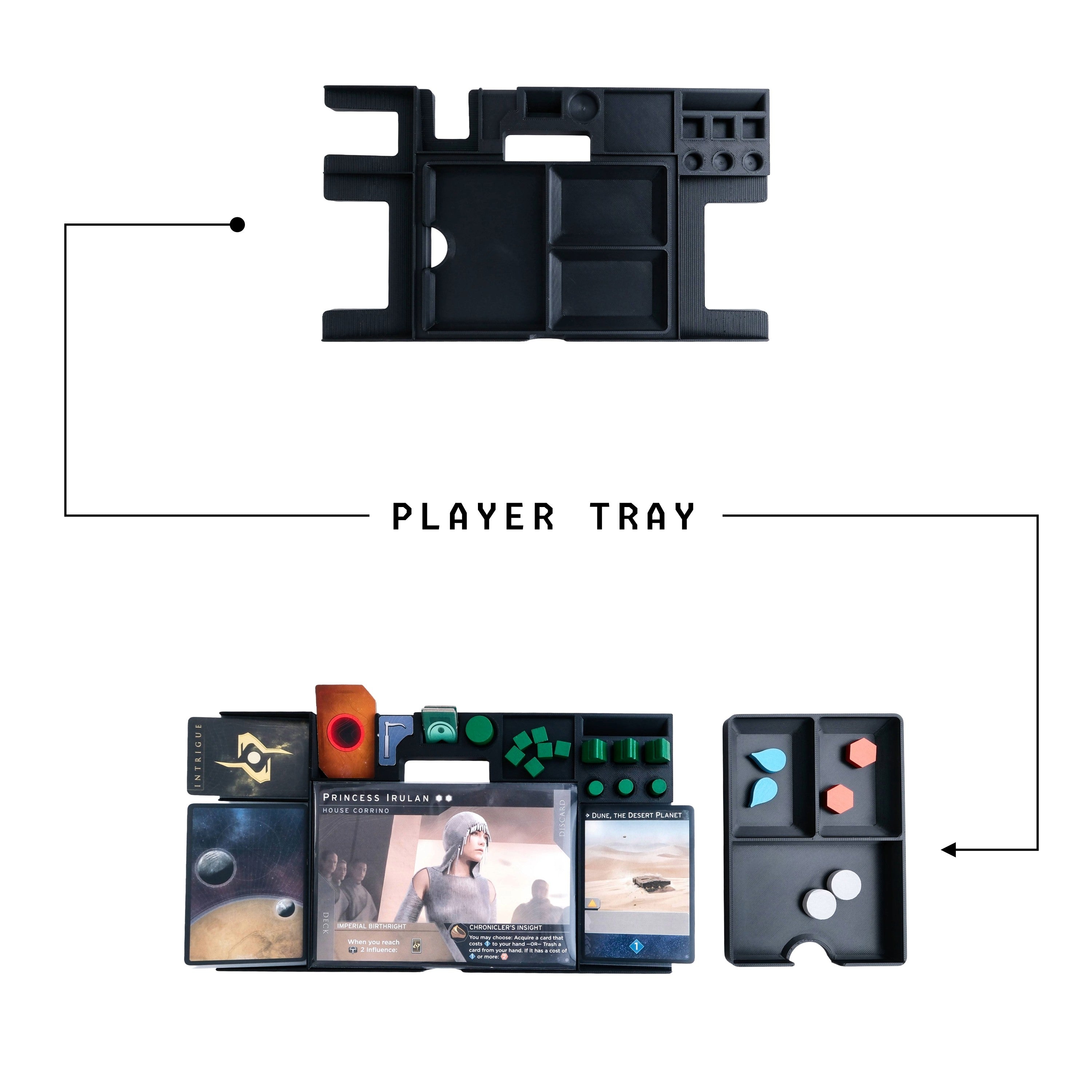Playmode PlaySystem Black Player tray for Dune Impweium Uprising