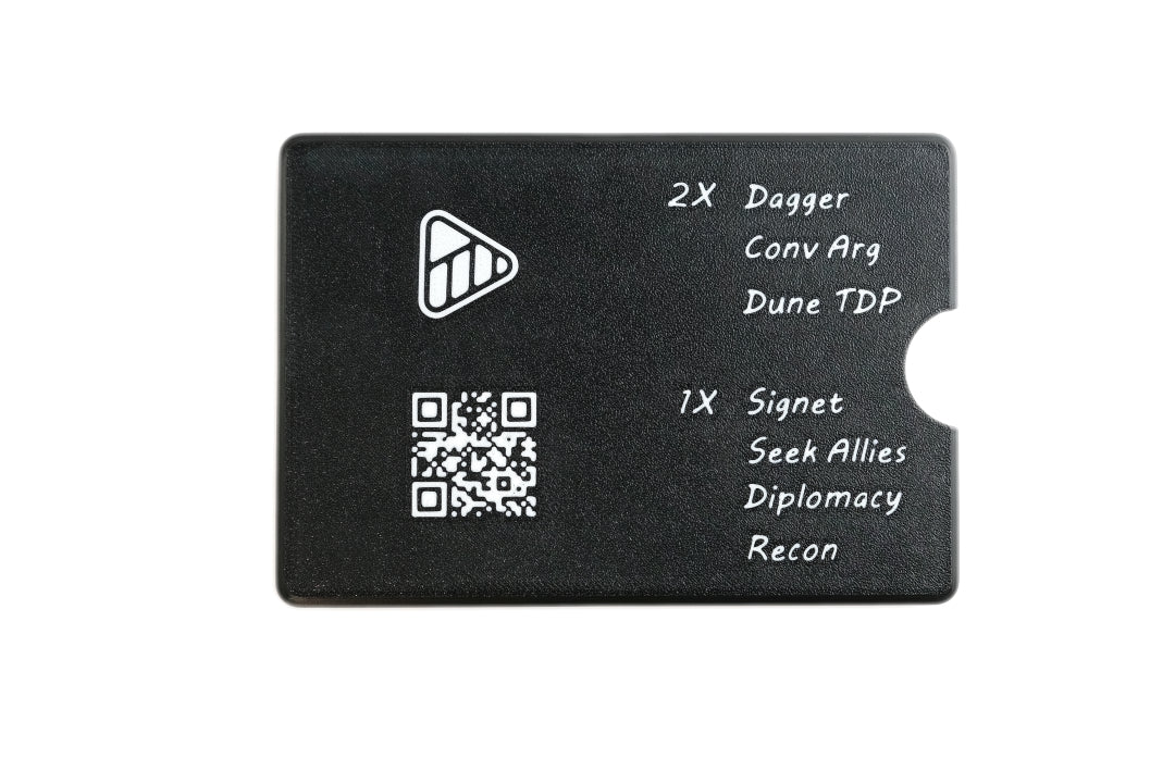 Playmode logo and barcode tray backing
