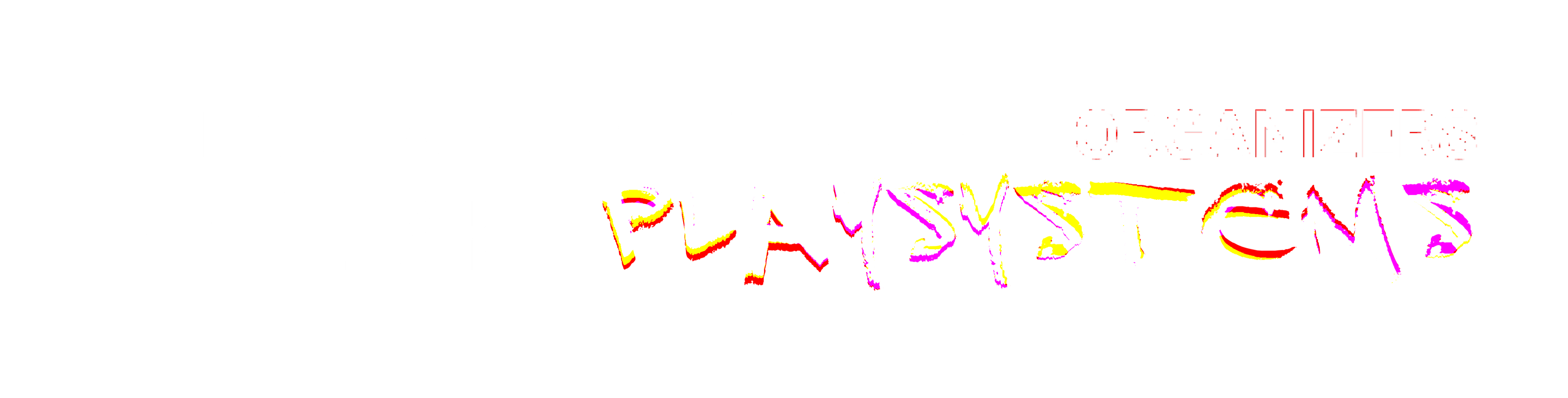 Banner motto These are not just organizers These are PlaySystems