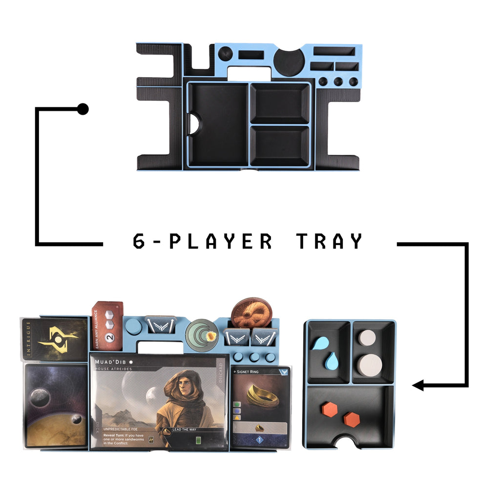 Dune: Imperium Deluxe archive accessory six player tray v2