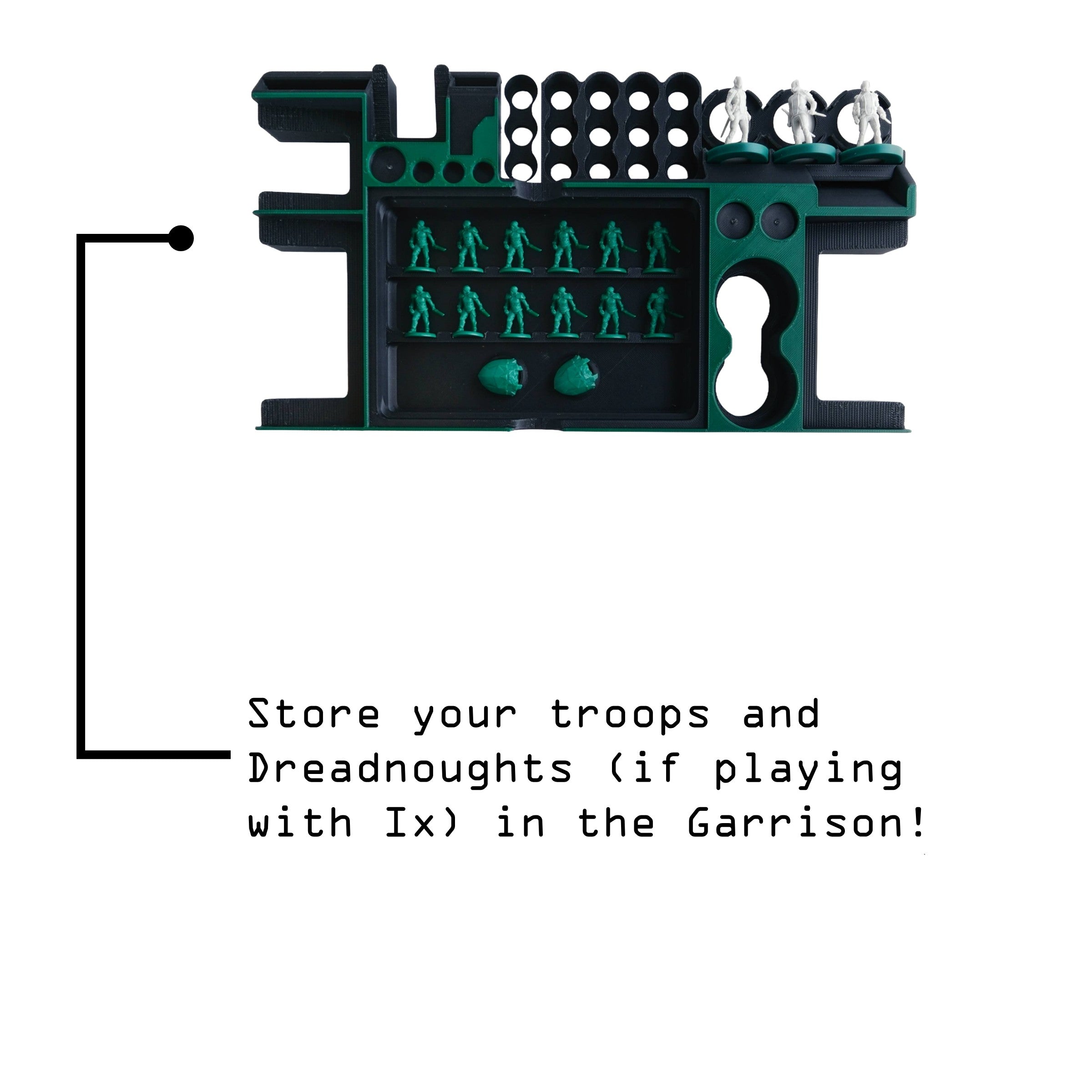Dune: Imperium Deluxe PlaySystem garrison tray