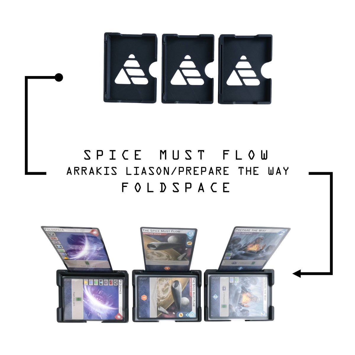 Dune: Imperium Deluxe PlaySystem Spice must flow foldspace trays