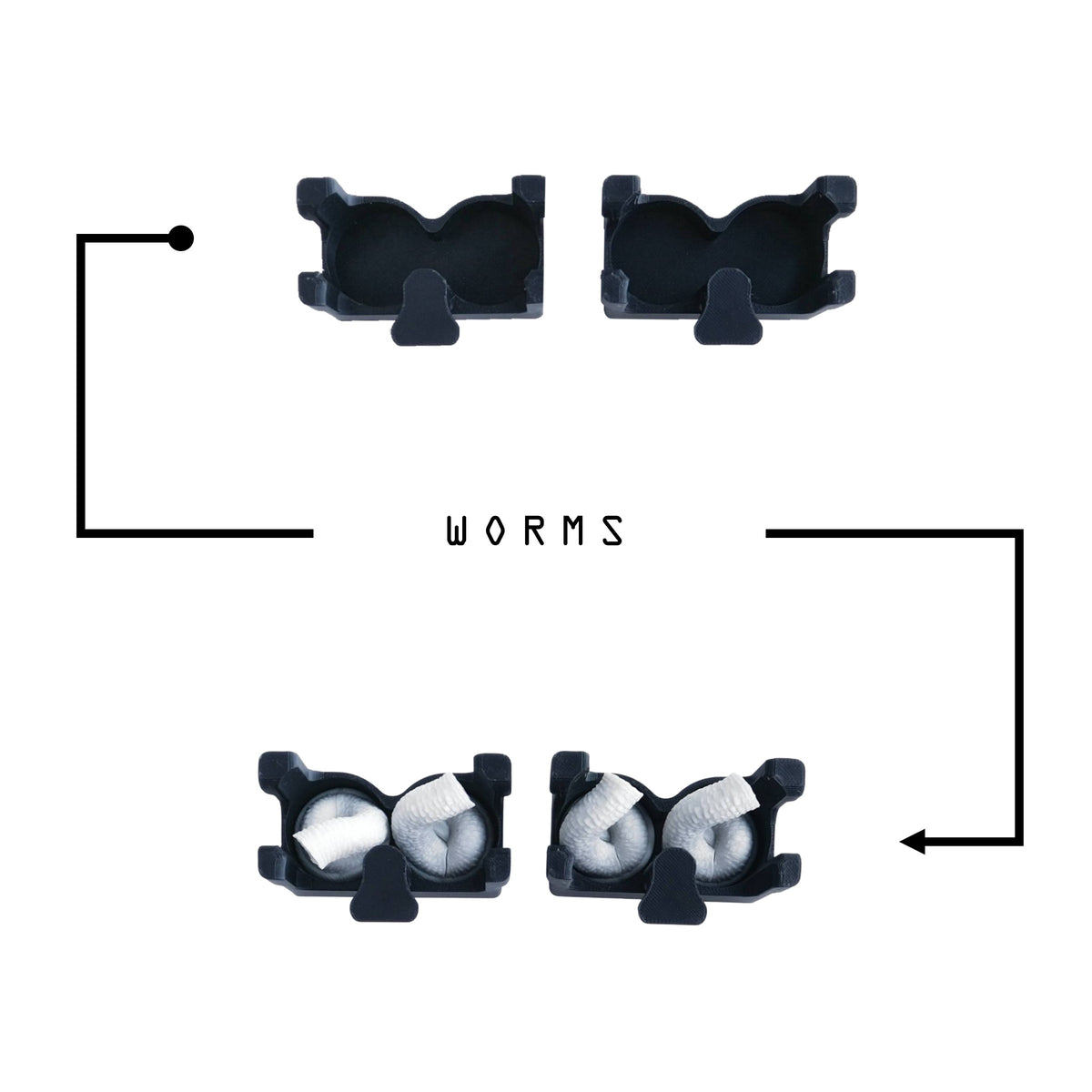 Dune: Imperium Deluxe PlaySystem worms tray