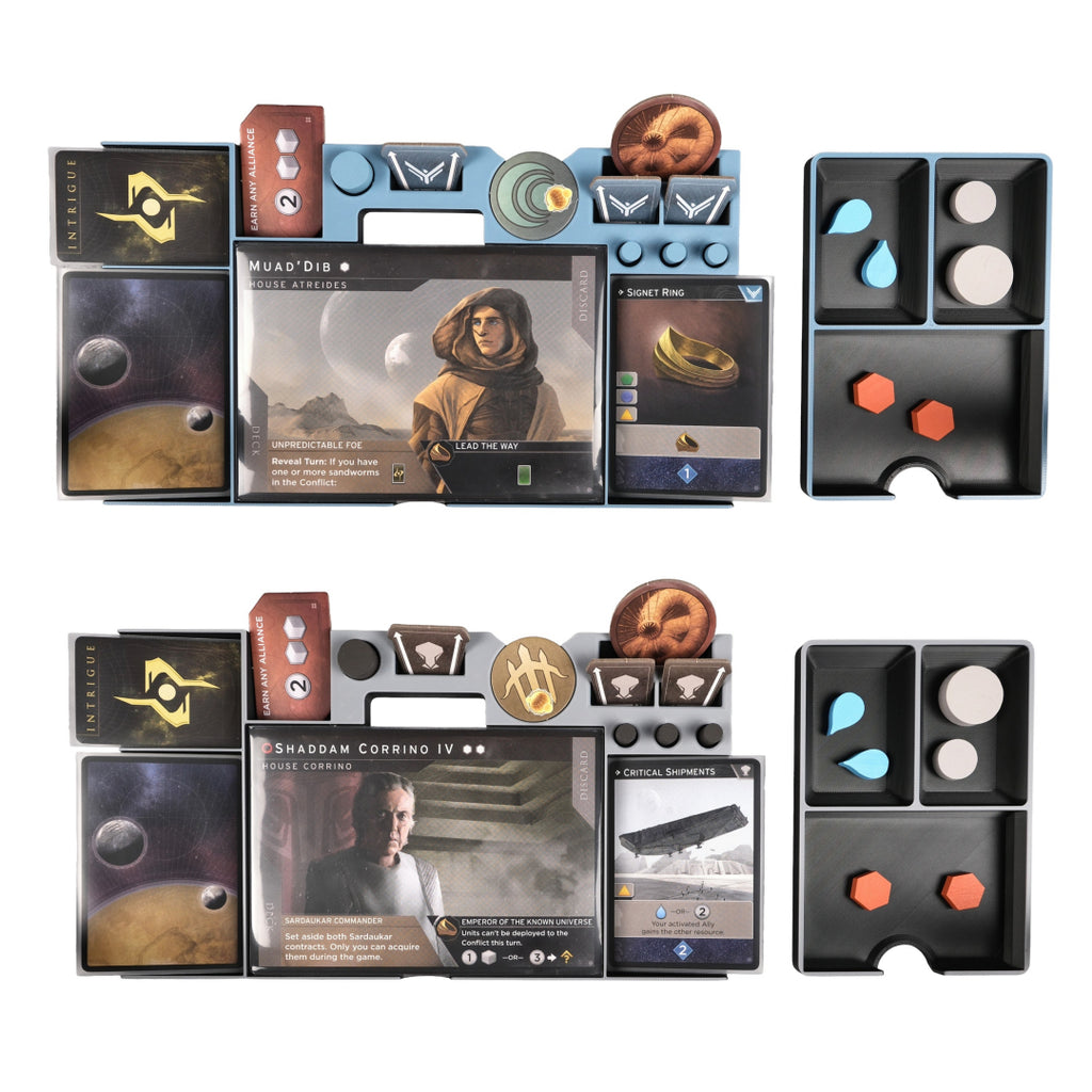 Dune: Imperium PlayMode PlaySystem 3 vs 3 5&6 Player trays