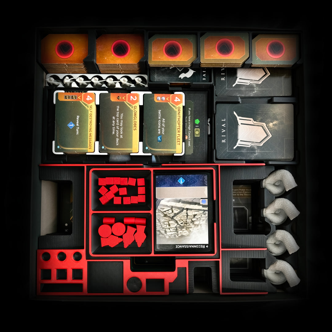 Dune Imperium Uprising and Bloodlines expansion PlaySystem box