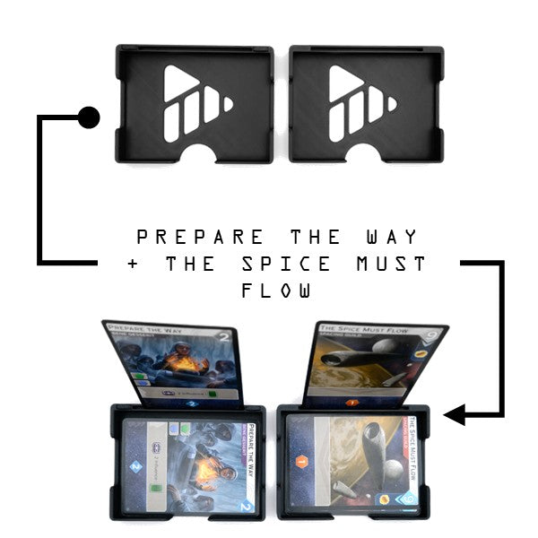 Dune Imperium Uprising The Spice must Flow and Prepare the way trays