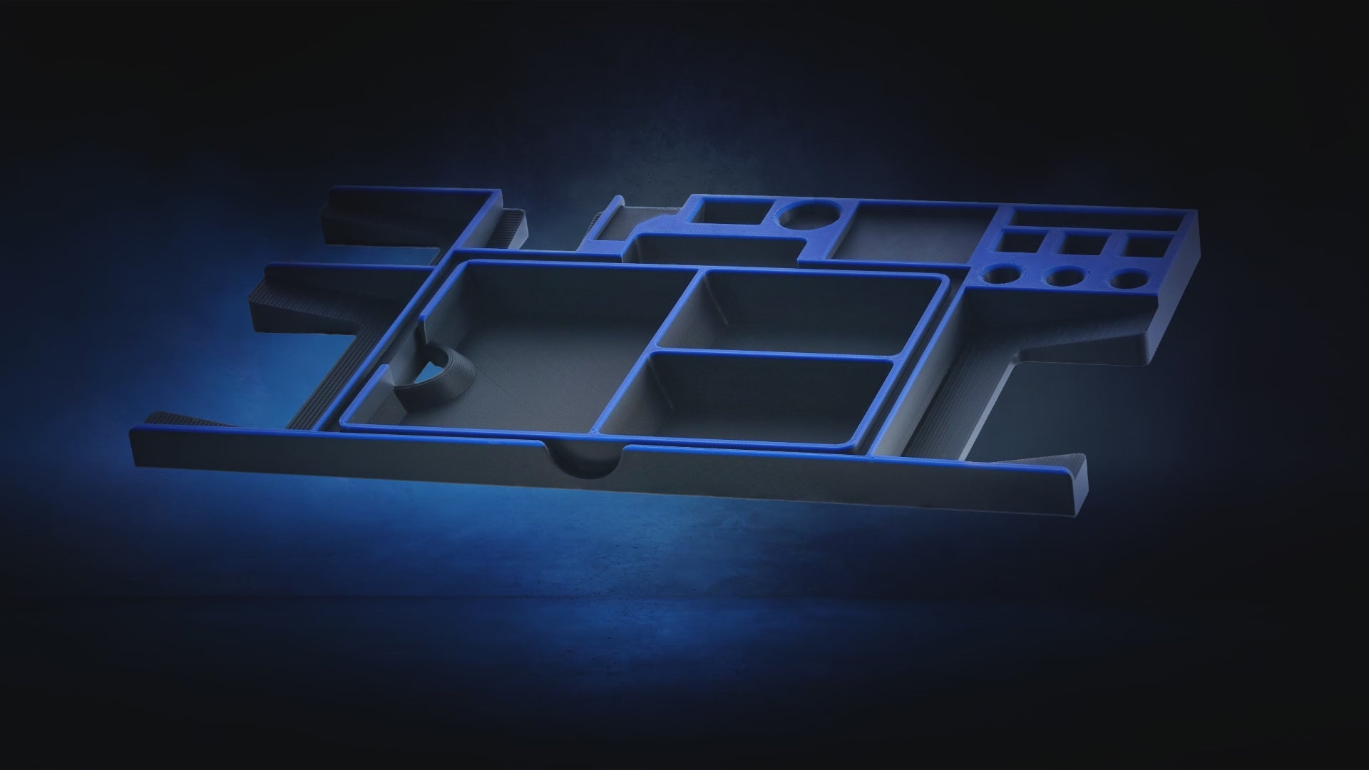 PlayMode PlaySystem Dune Imperium Player tray in blue animated GIF