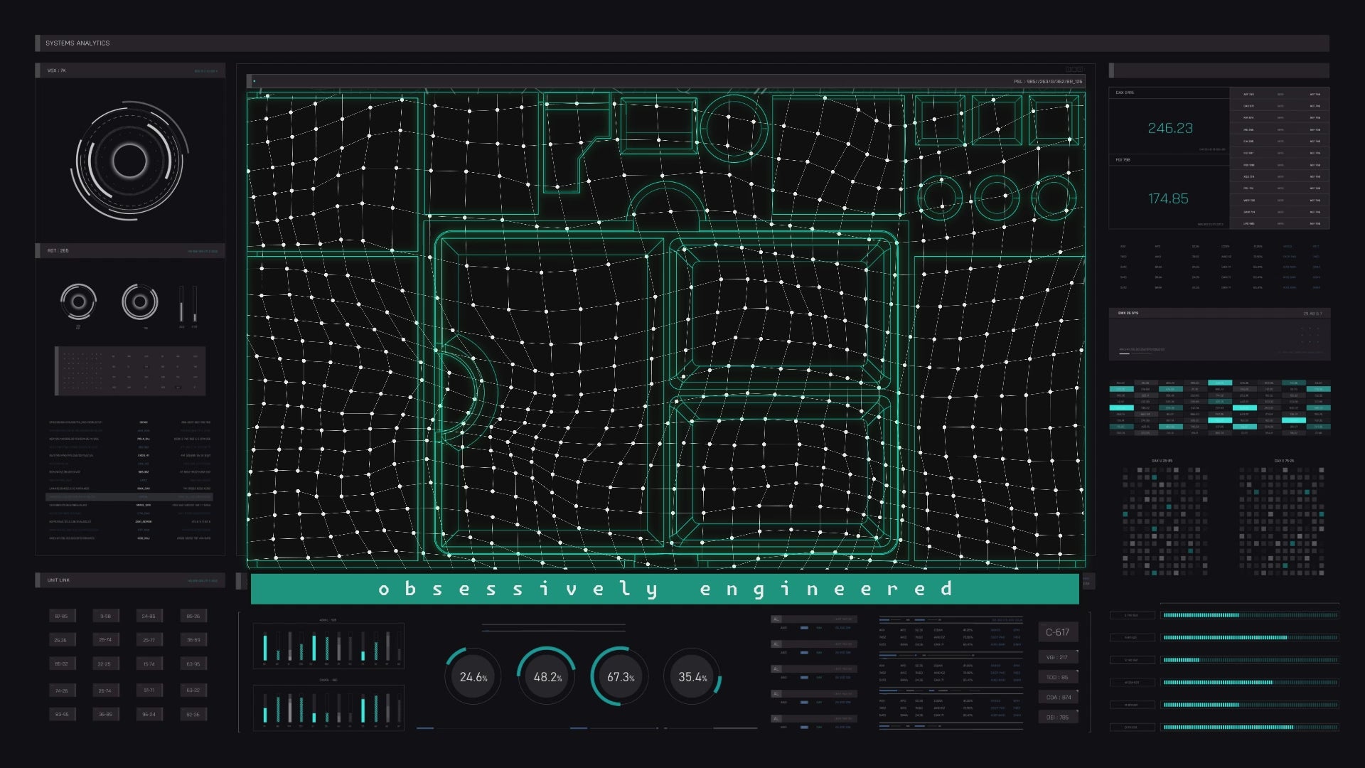 Obsessively engineered marketing gif