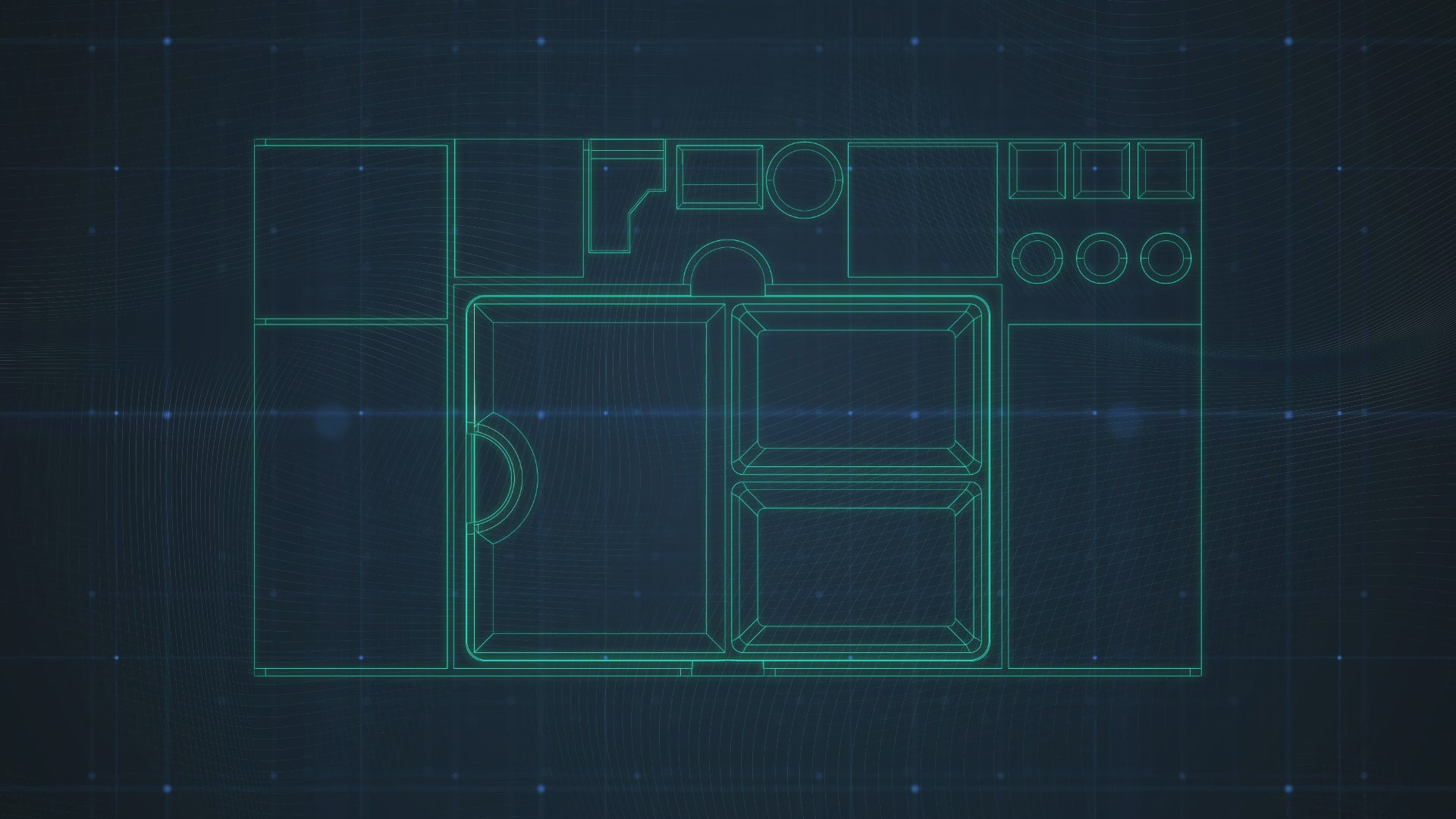 Stylized Player Tray schematic GIF